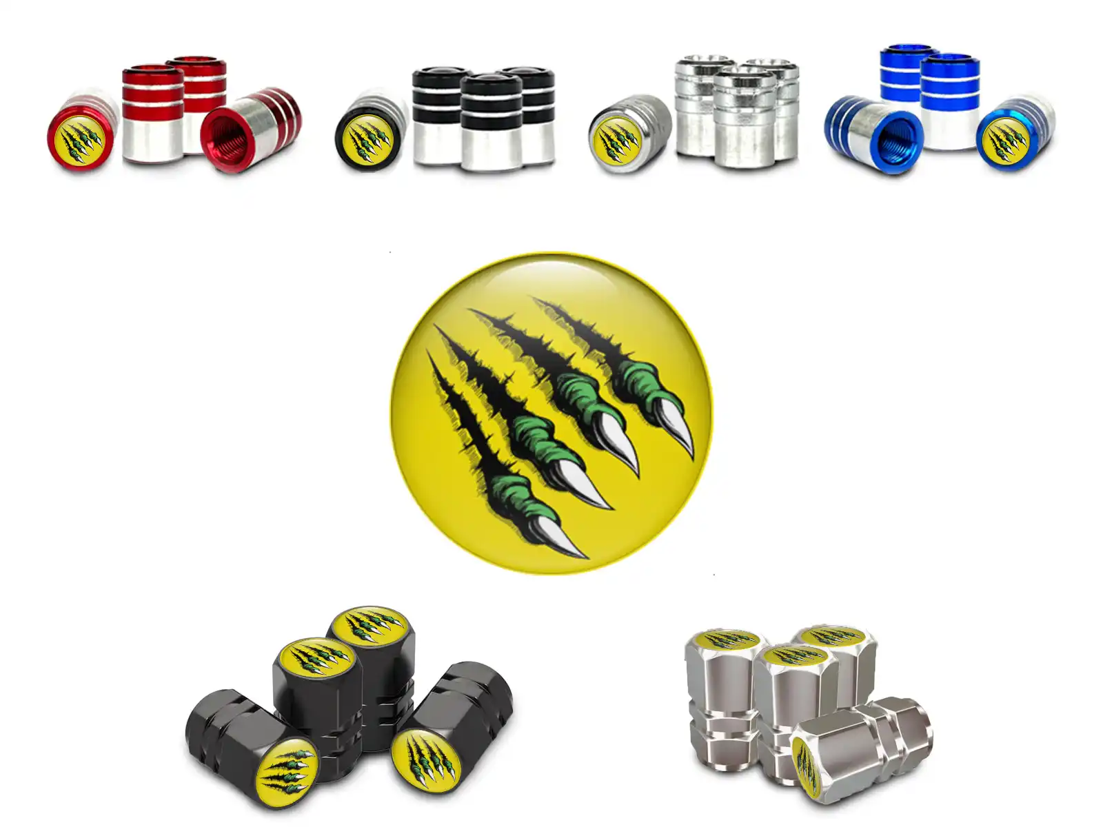 Wheels Valve Caps for Bicycle Sports Look